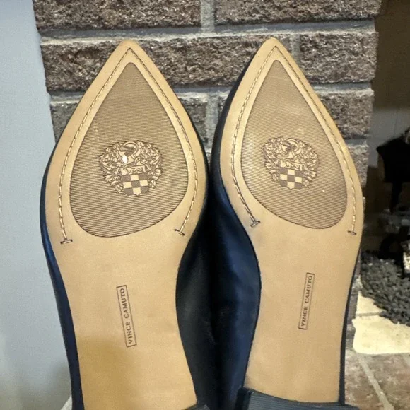 Vince Camuto Women's Arlette Slip-On Mules Black Leather Size 11M #232 - Picture 11 of 16